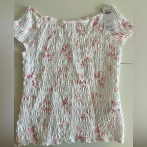 NWT ABERCROMBIE KIDS SMOCKED SHIRT